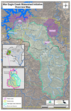 War Eagle Creek Watershed Initiative Map